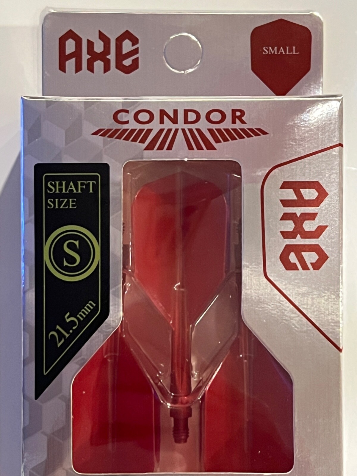 CONDOR AXE RED METALLIC HEAVY DUTY FLIGHT SHORT SMALL SHAPE 21.5M SHIPS FREE