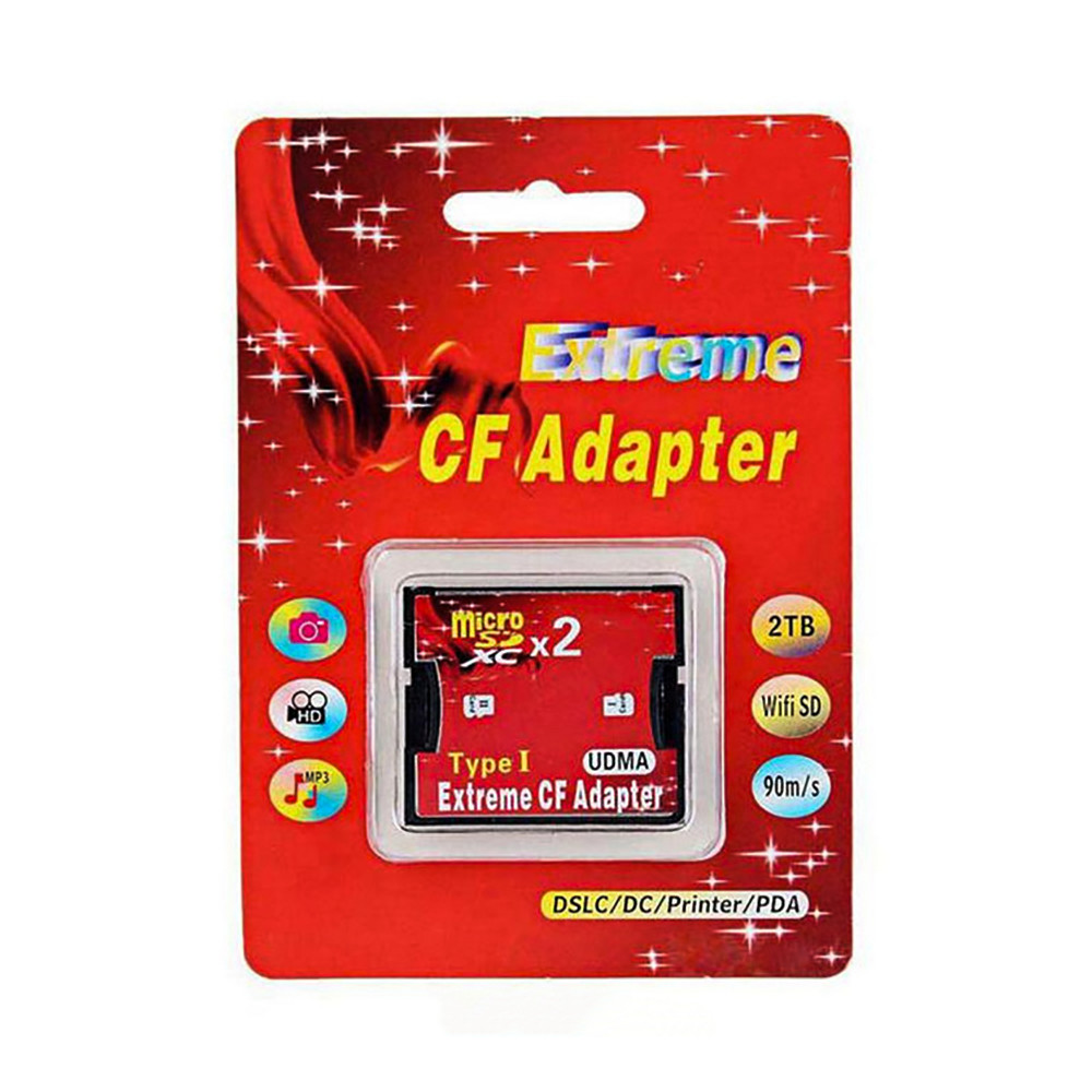 CF-SD SDHC Compact Flash CF1 Type 1 slim Memory Card Adapter 32gb 64gb 128gb