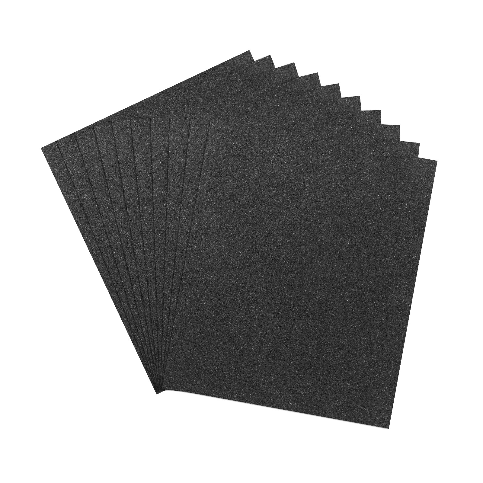 10 Pcs 220 Grit Dry SandPapers, 9 x 11 Inch Sand Papers