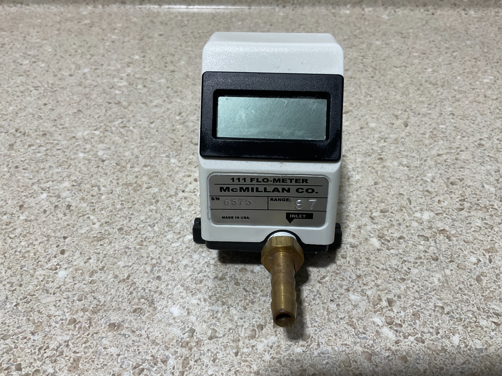 McMillan Co. 111 Flo Meter Range S7