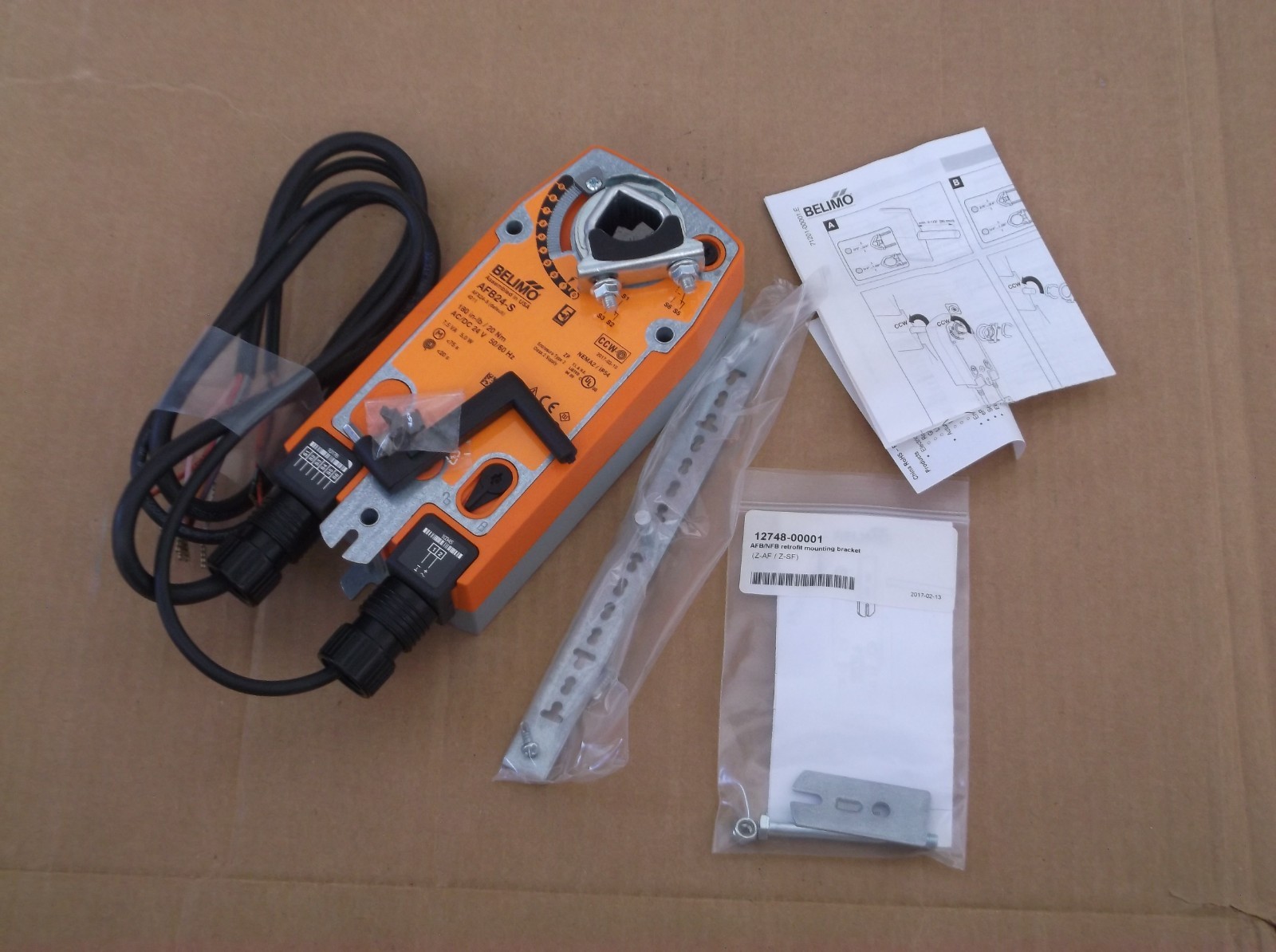Belimo AFB24-S Spring Return Actuator 24 V AC/DC NEW