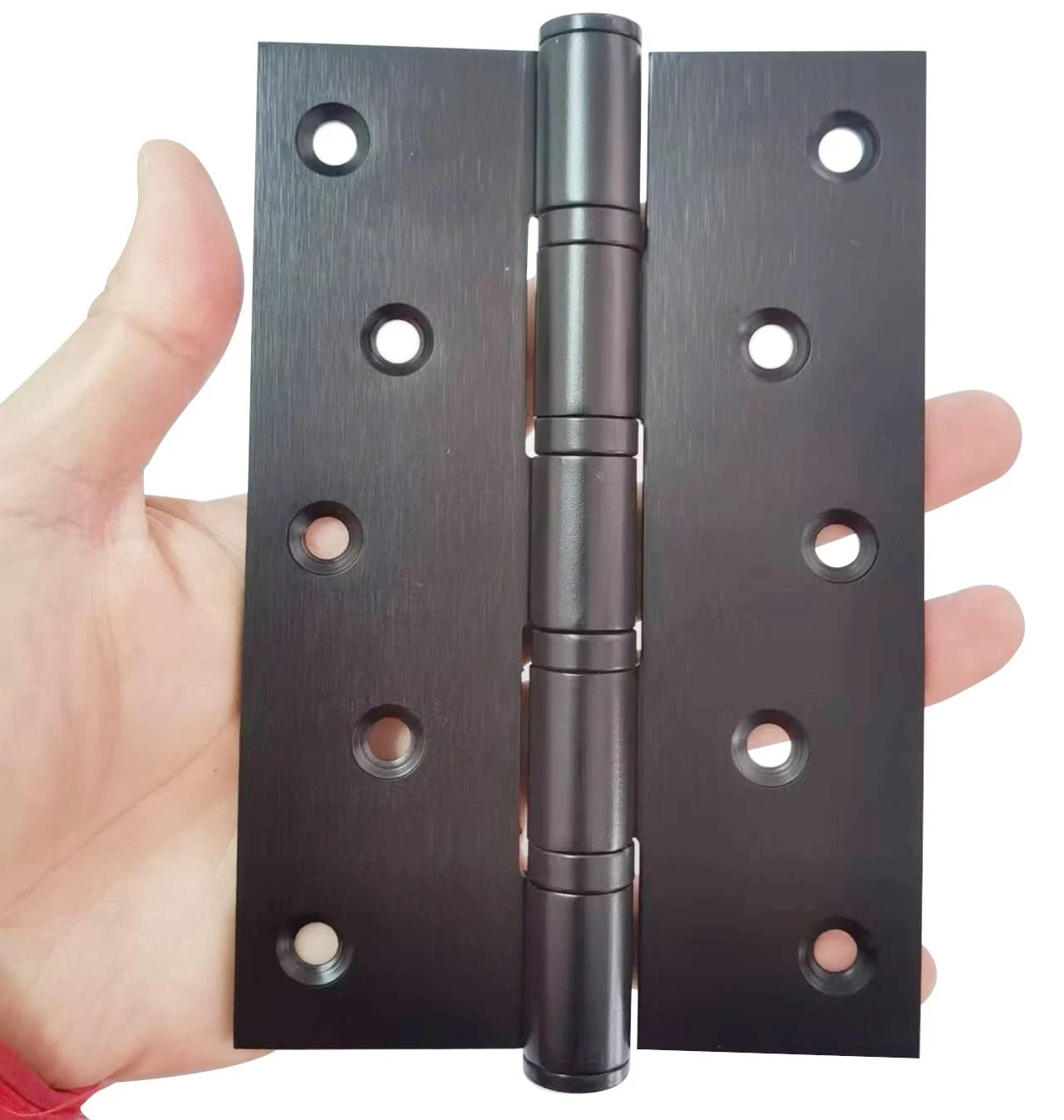 2 Pcs 5" Stainless Steel Ball Bearing Door Hinges with Square Corner for Heav...
