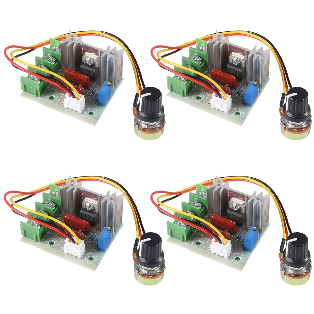 4X AC 110 220V 2000W High Power Voltage Regulator Dimmer Motor Speed Controller