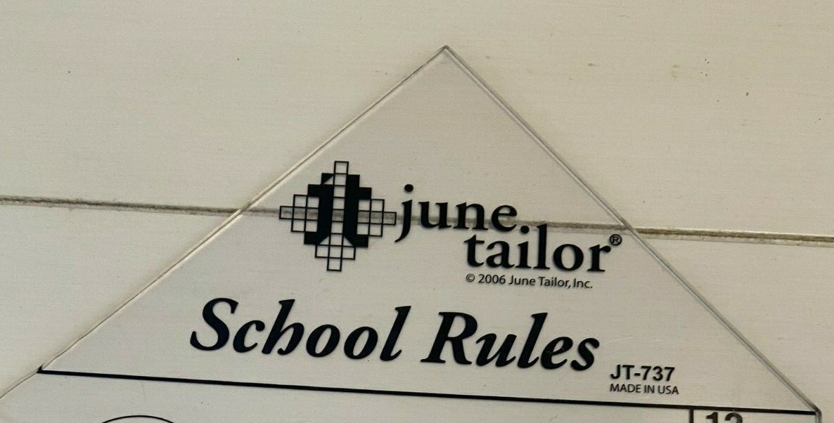 June Tailor School Rules JT-737 2006 USA