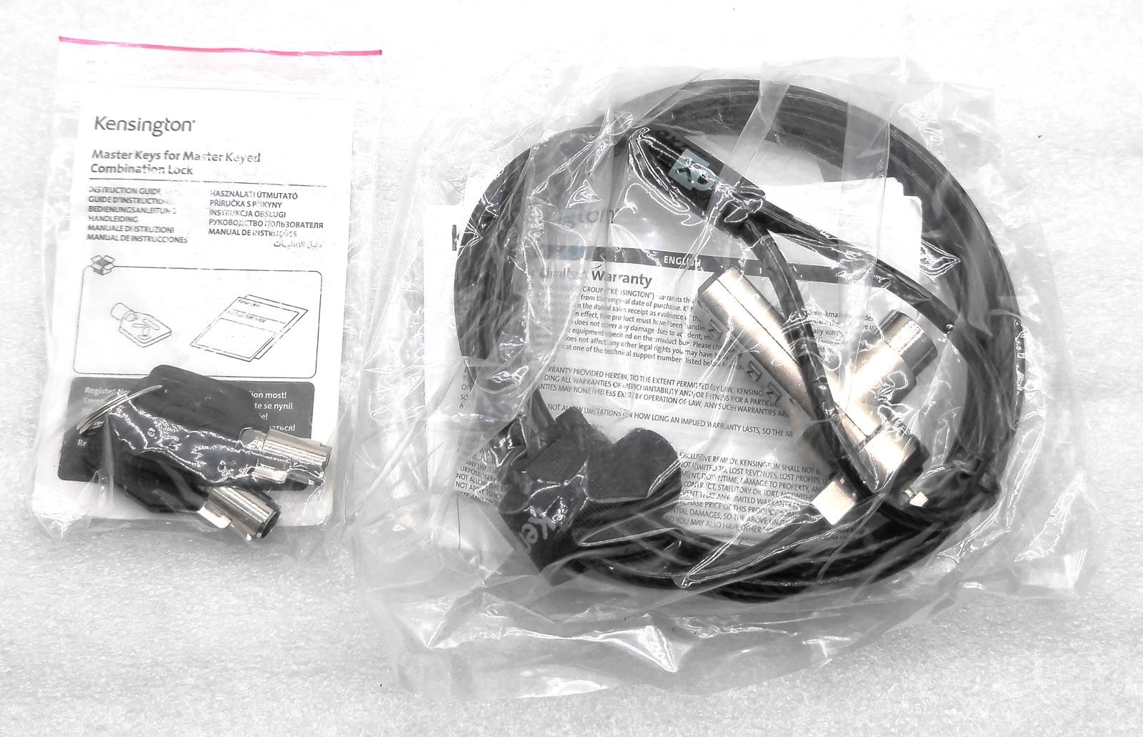 25x NEW KENSINGTON K67904WW MASTER KEYED COMBINATION LAPTOP LOCKS