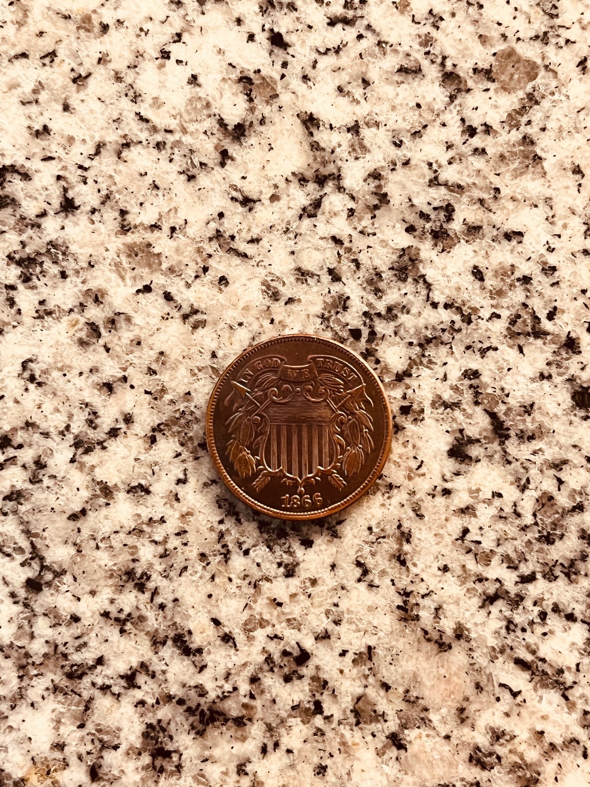 1866 US 2¢ Piece Souvenir/Novelty Coin