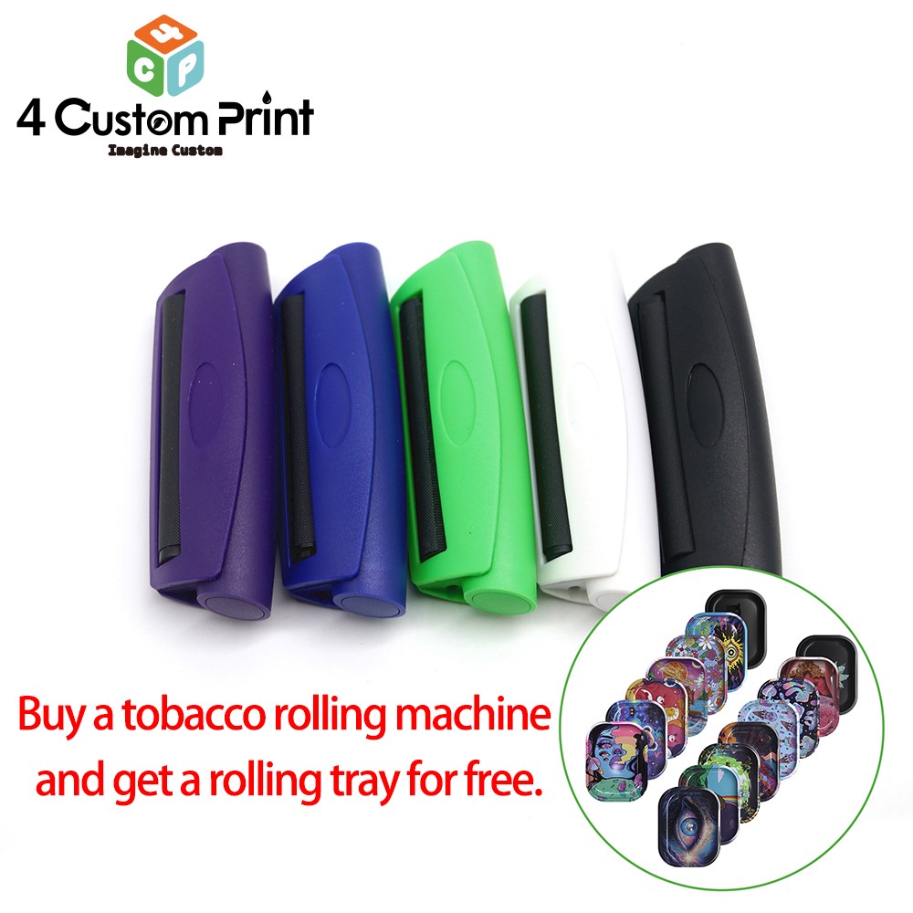 Classic Size - 78mm DIY Tobacco Rolling Machine Complimentary Cigarette Tray