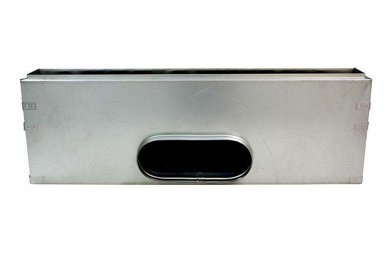 36" Plenum Box for [36" Linear Slot Diffuser - (2 Slot) Double Slot] Premium Ins