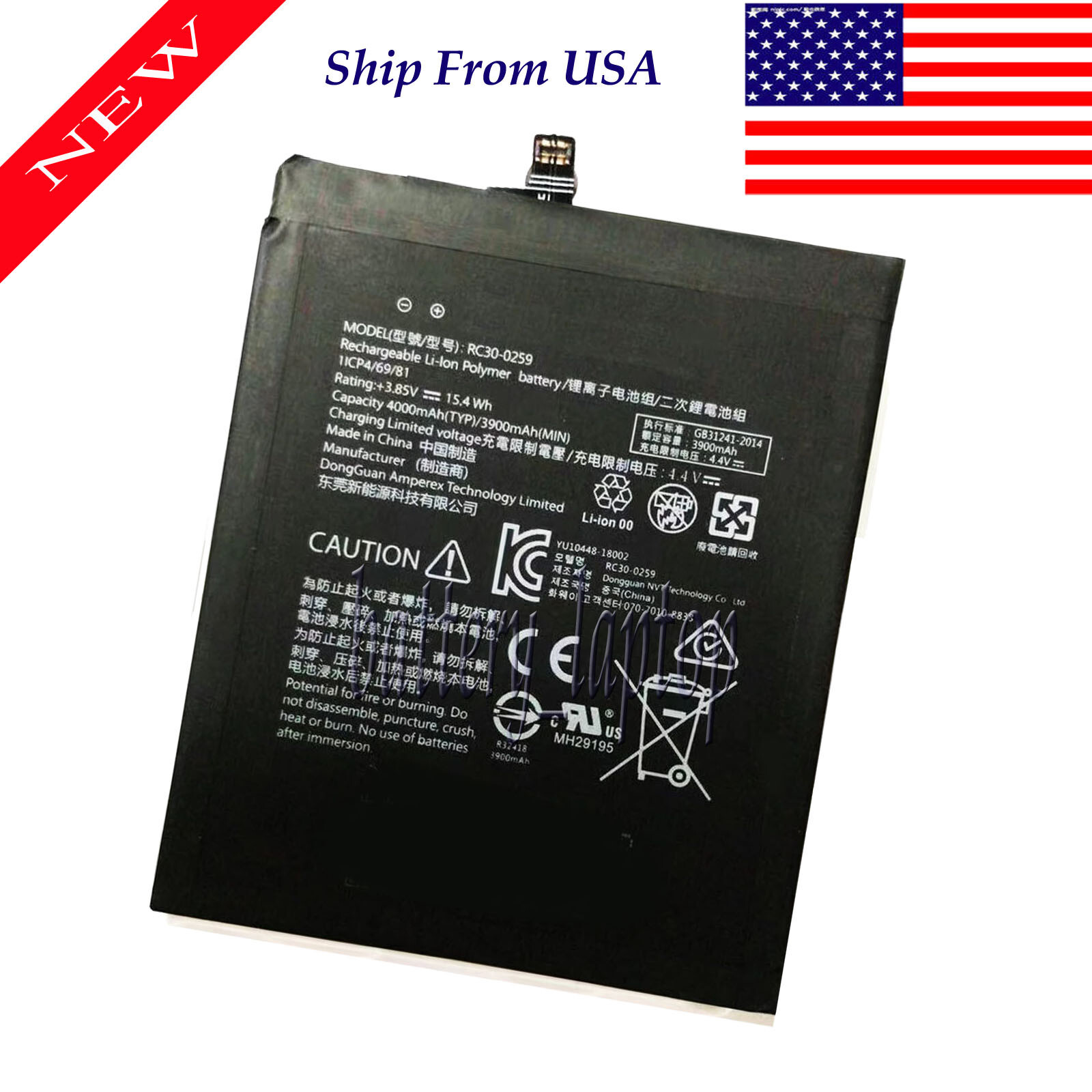 For Razer Phone 2 4000mAh RC30-0259 Battery Replacement