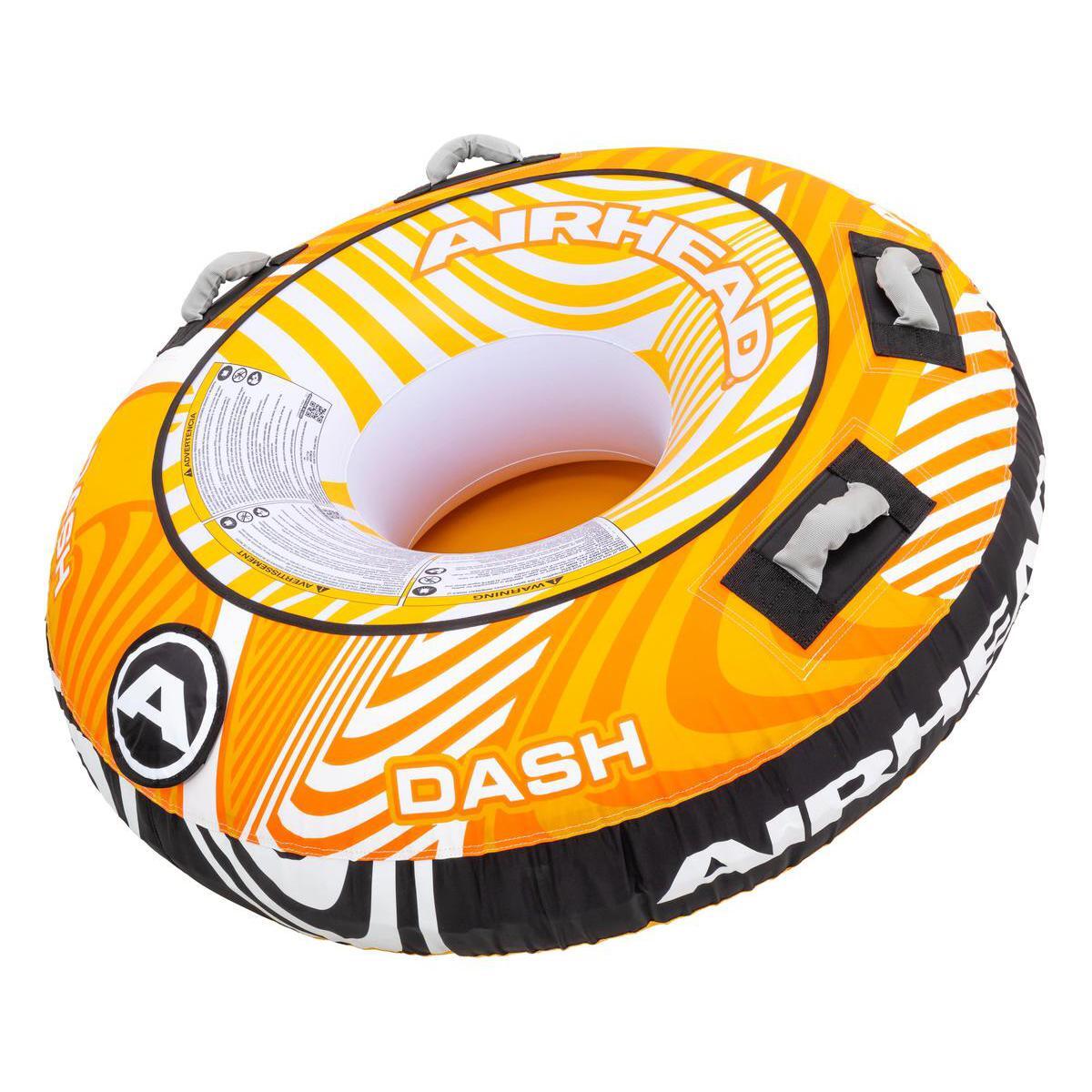 AIRHEAD Dash 1-Rider Towable Tube Orange/White #AHT50192ORW