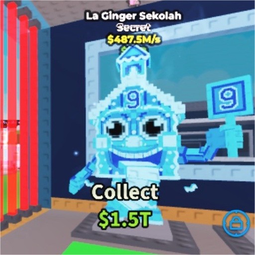 Roblox Diamond LaGinger Secret Game Item Asset Collectible ID 9