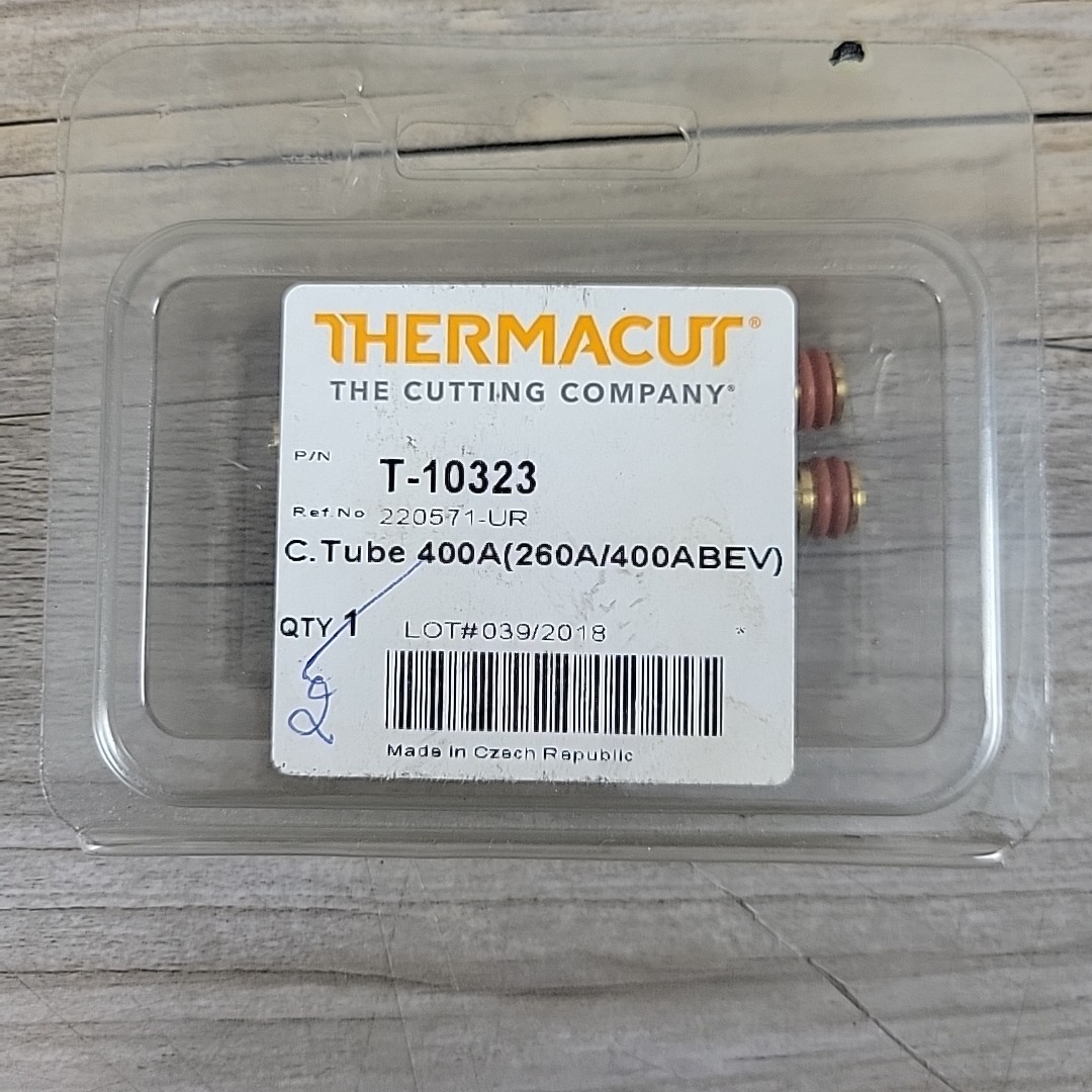 THERMACUT T-10323 Cooling Tube 400A 260A/400ABEV -- 2 PARTS TOTAL