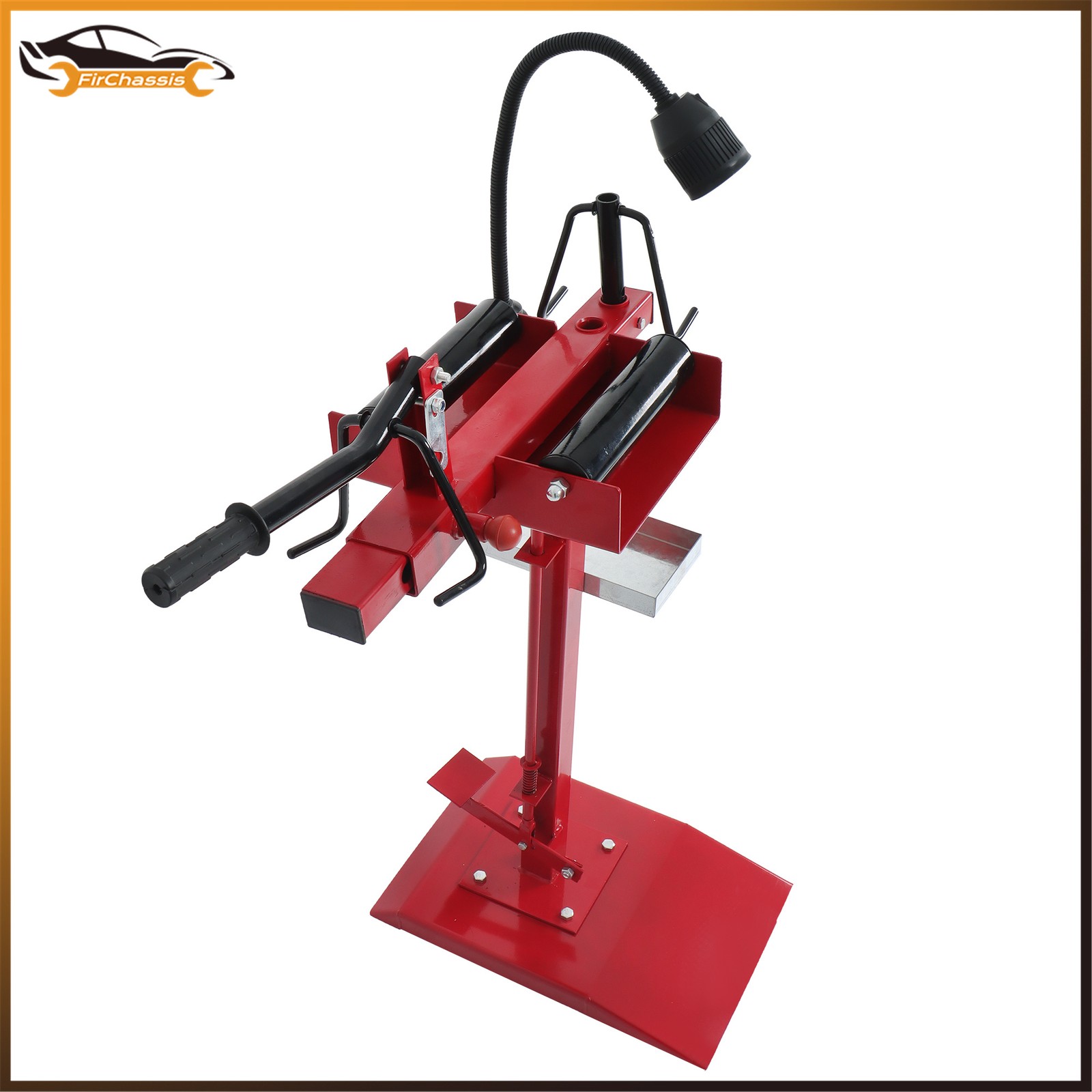 Manual Car Tire Spreader Tire Changer Repair Tires Tool Heavy Duty w/ Led Light
