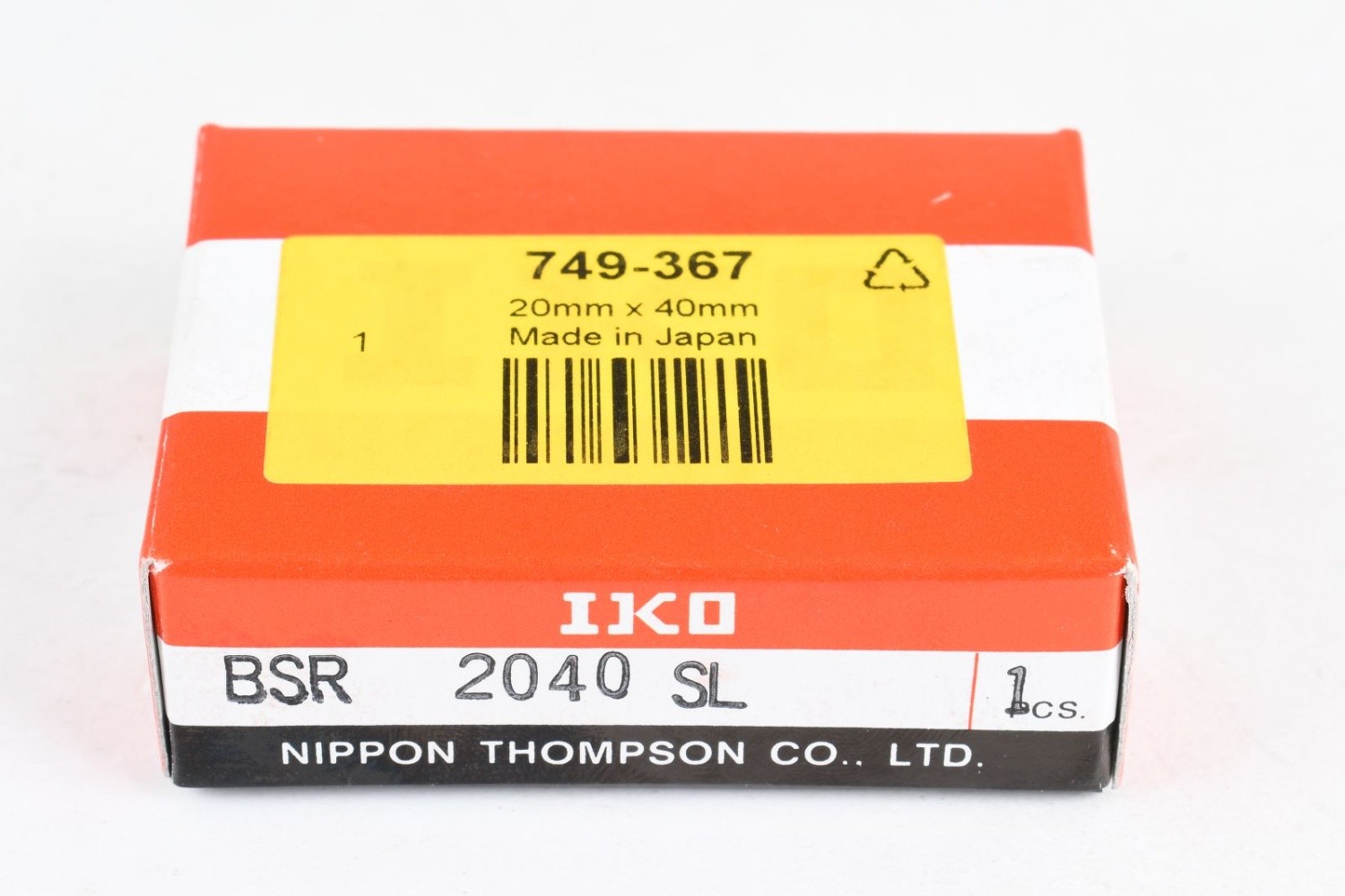 IKO BSR 2040 SL, 20mmx40mm, Linear Slide Unit