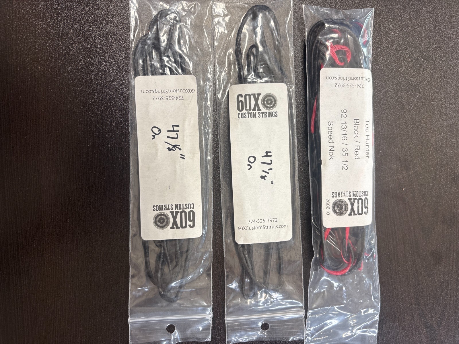 60X Custom Bow Strings - Assorted Sizes