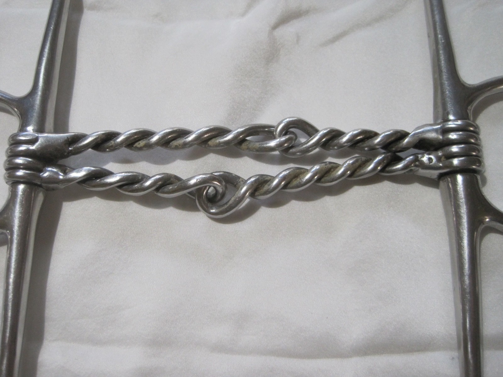 Full Check Double Twisted Wire 5'' Horse Bit Good Condition