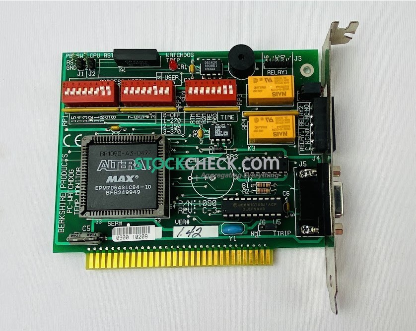Berkshire Product 1090 REV C-3 PC-Watchdog Temp Monitor PC ISA Card