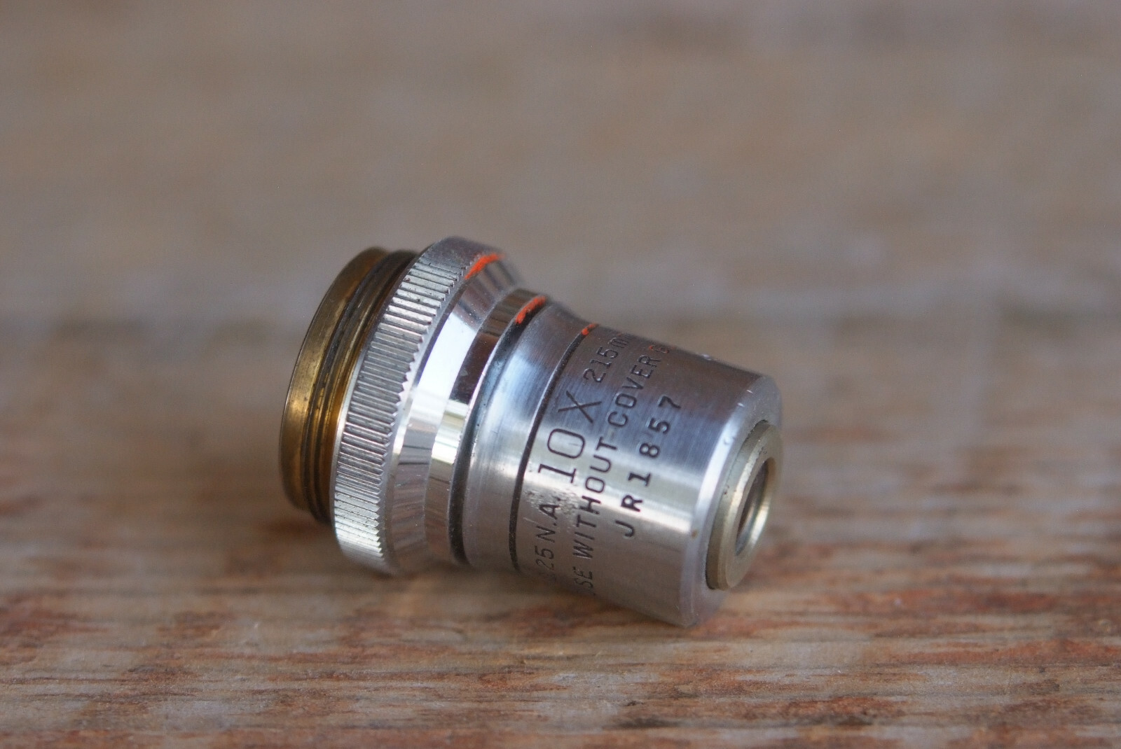 Bausch & Lomb 10X Microscope Objective JR1857