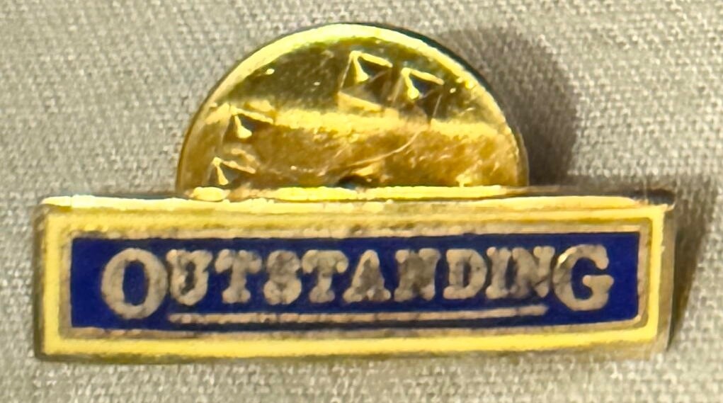 OUTSTANDING Pin, approx. ¾"x3/16"