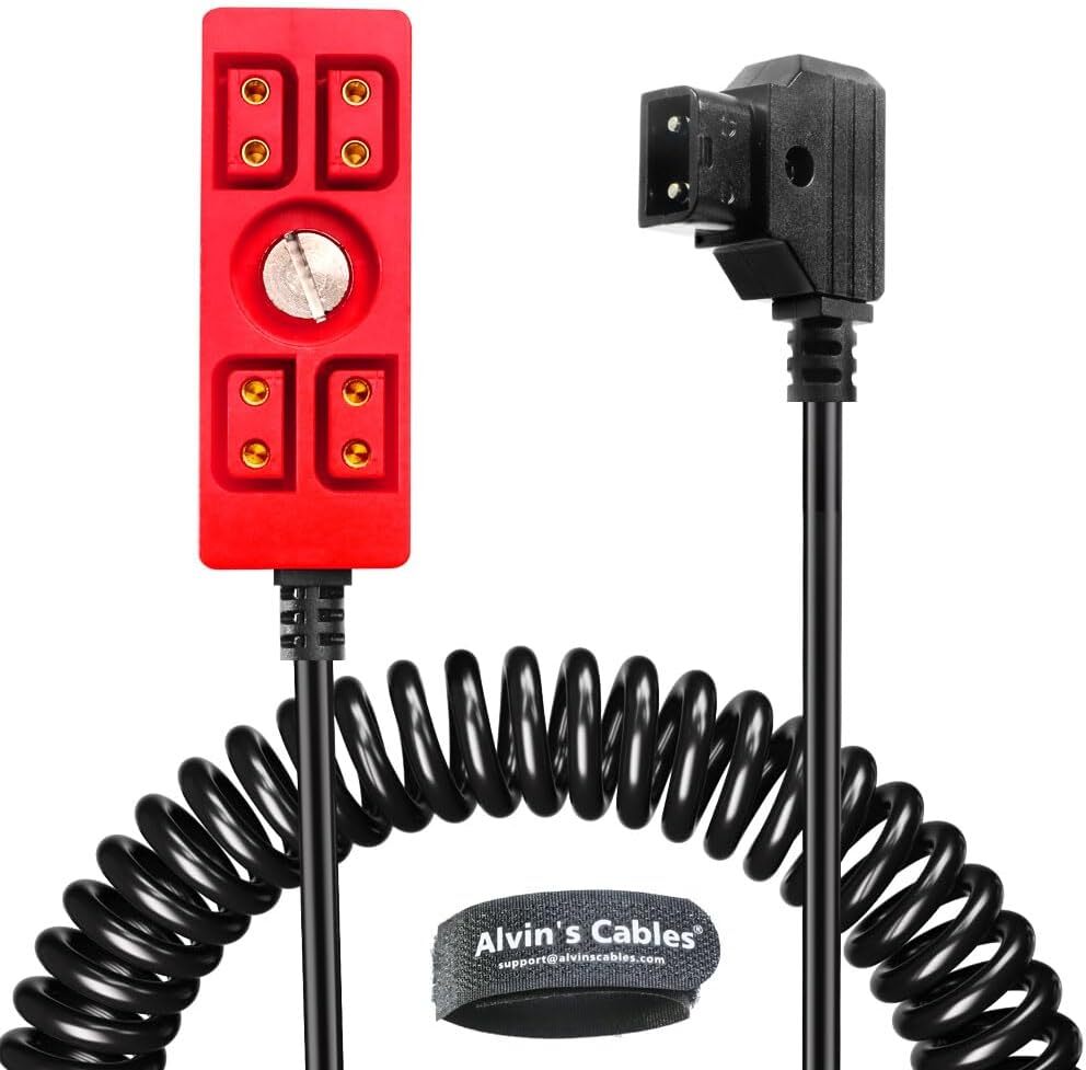 Alvin's Cables Dtap Splitter Cable Dtap Male to 4 Port D Tap Female Splitter Hub