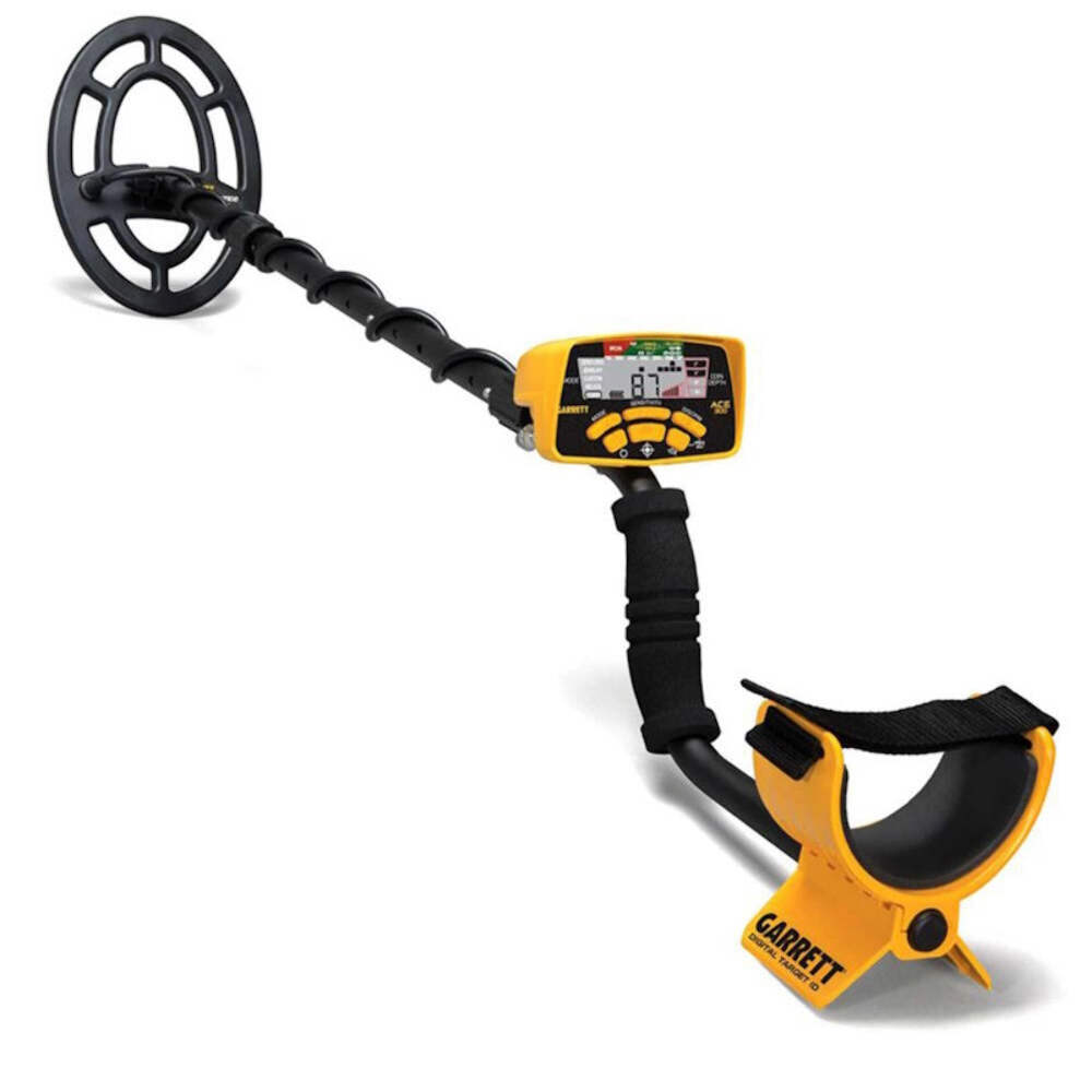 Garrett Ace 300 Metal Detector 7" x 10" Coil, Headphones w/Volume Control & More