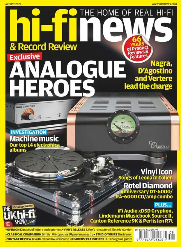 HI-FI NEWS & RECORD REVIEW MAGAZINE AUGUST 2022 | ANALOGUE HEROES