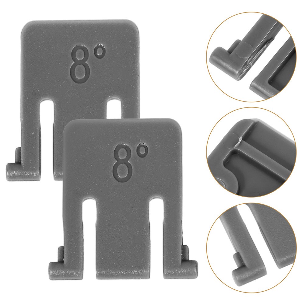 1Pair Keyboard Stand Legs Black ABS Material Ergonomic Tilt for Computer Use