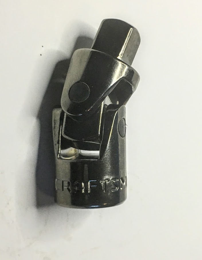 Craftsman Overdrive Gunmetal Chrome 3/8" x 3/8" Dr Knuckle 82-015GM Free Ship