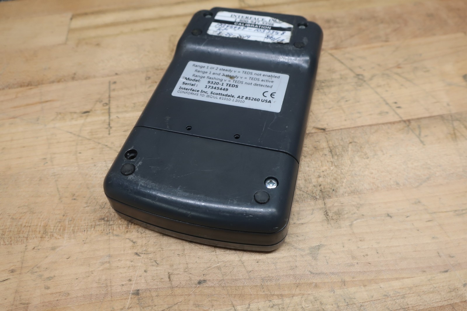 Interface 9320-1 TEDS Handheld Transducer Digital Indicator Load Cell