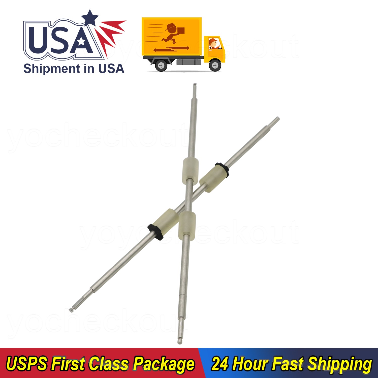 For Fujitsu ScanSnap iX500 N7100 fi-7030 Scanner Pickup Roller Exit Roller Shaft