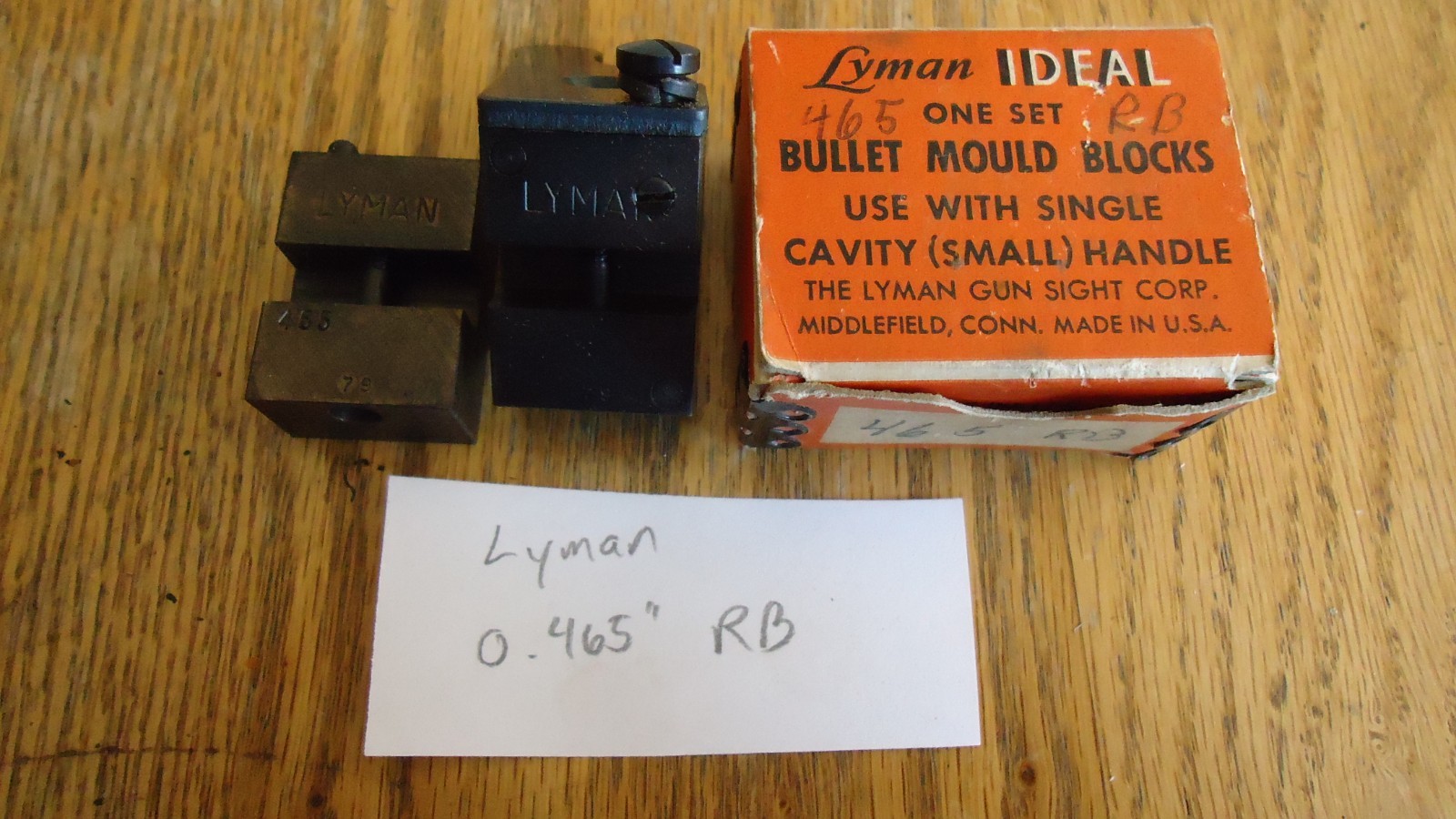 Lyman 0.465,  Single Cavity Bullet Mold