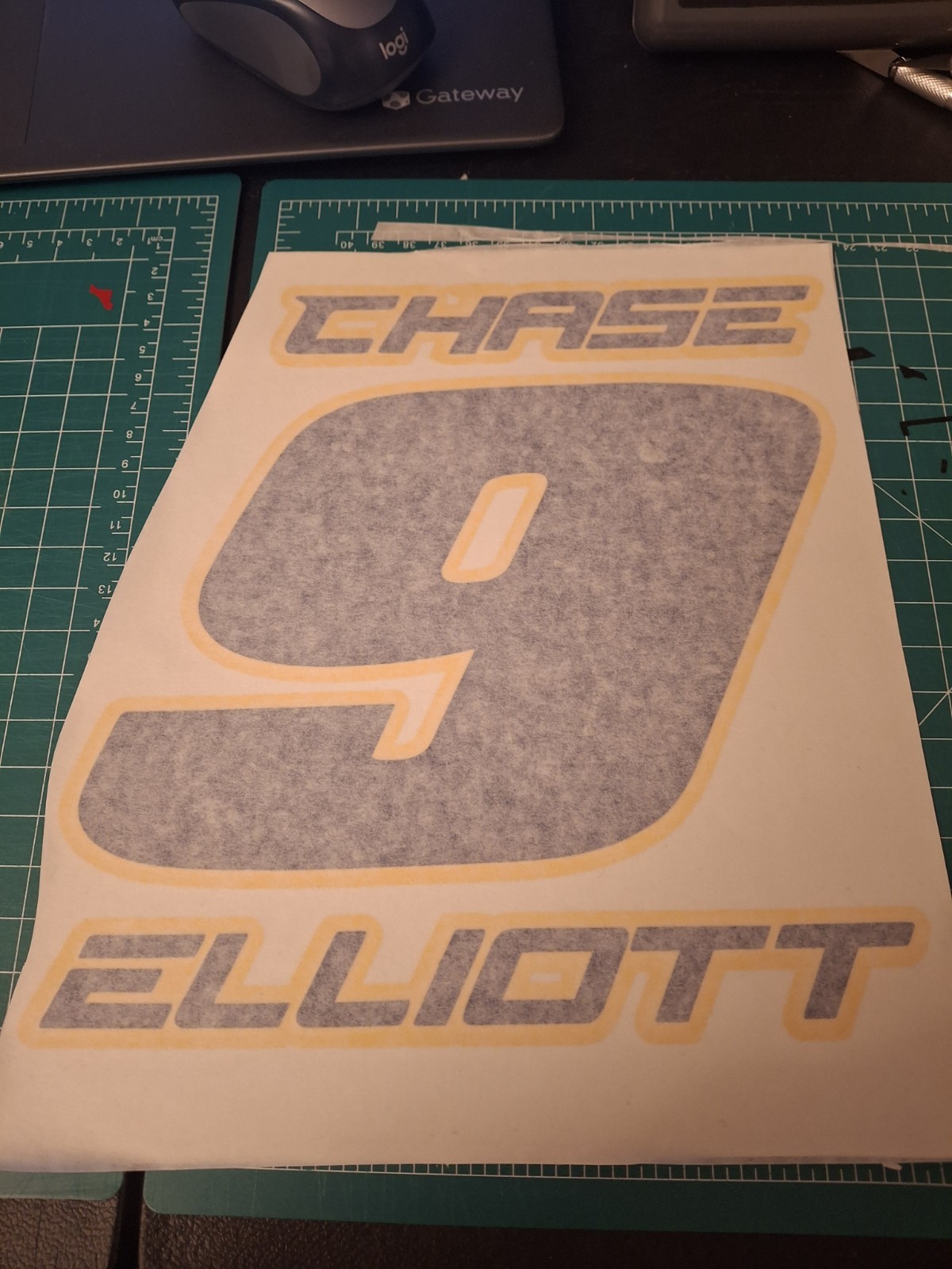 8.50x8.50 chase elliott vinyl decal