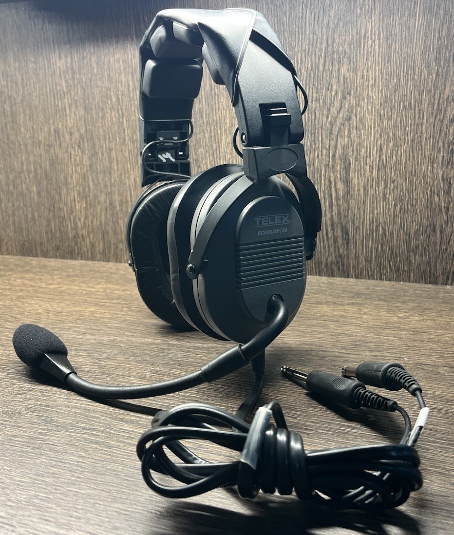 🔥HOT DEAL - TELEX ECHELON 20 AVIATION HEADSET great For Aircraft,Pilot Gear