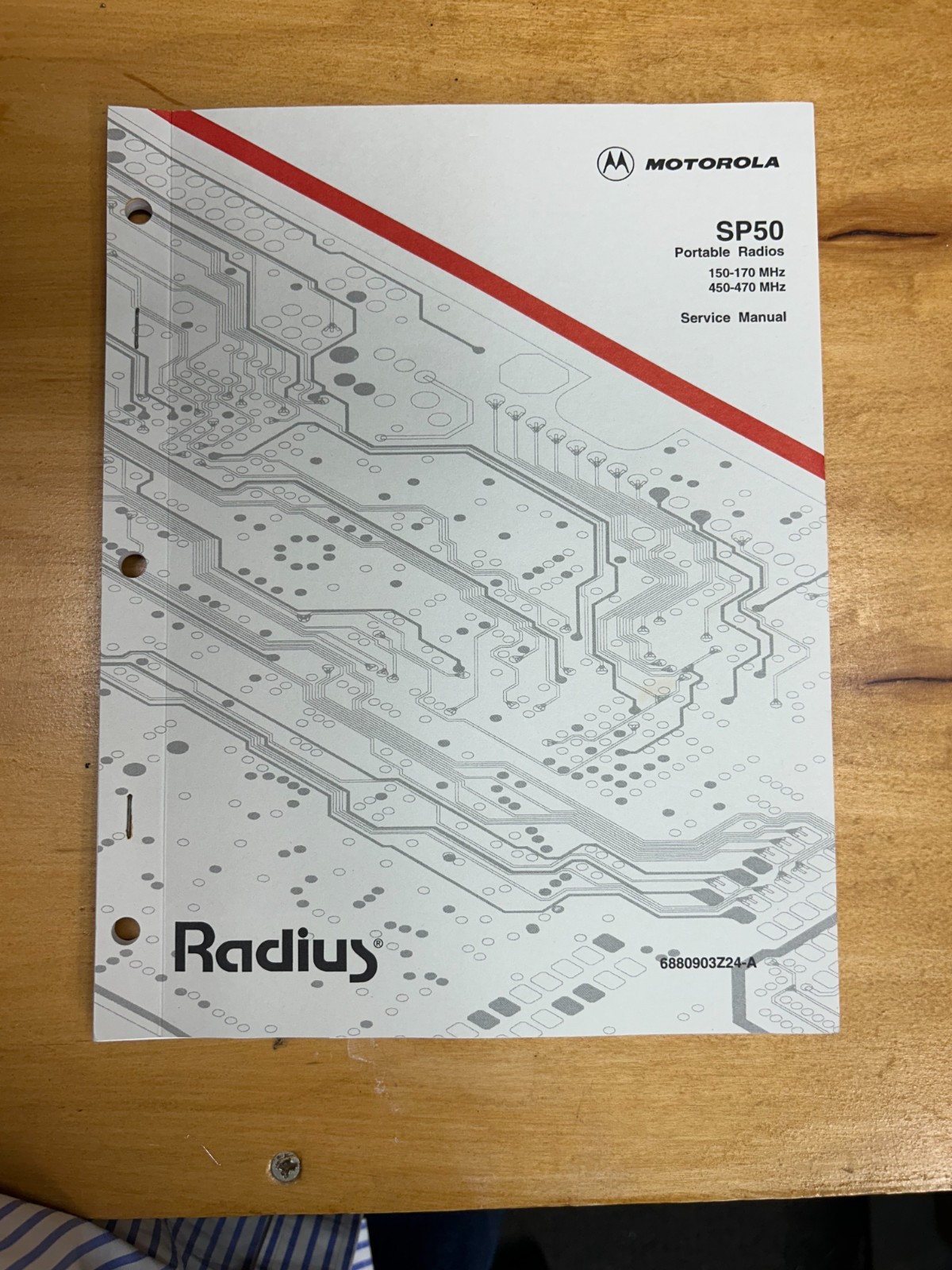 Motorola Radius SP50 Radio Service Manual 1995- NEW