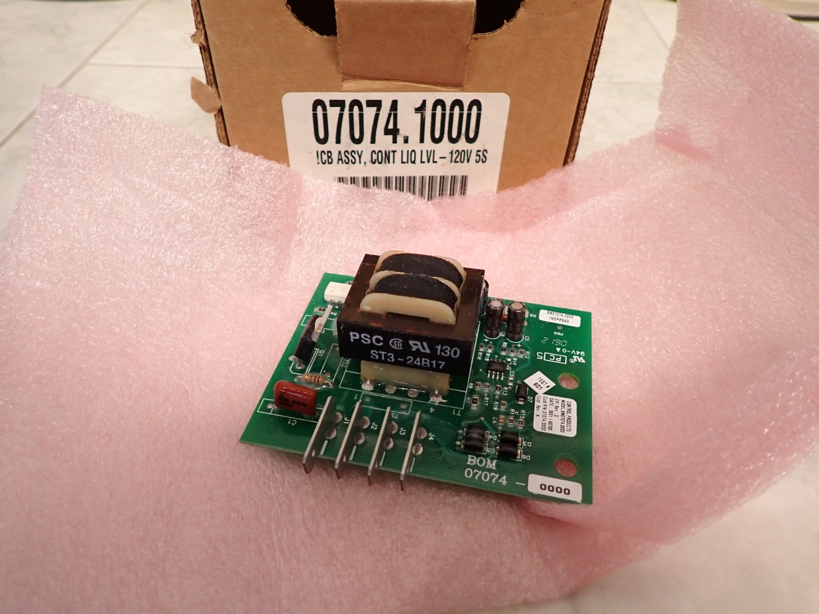 Bunn 07074.1000 LIQUID LEVEL CONTROL BOARD