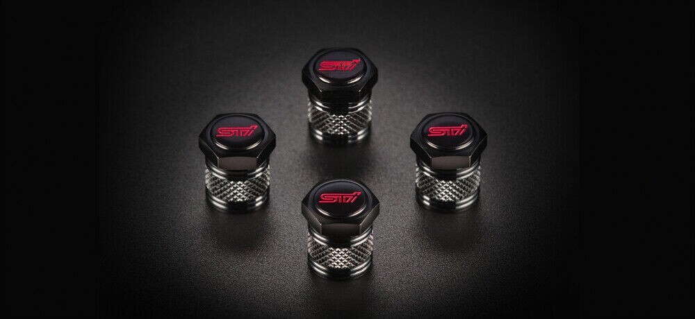 " STI VALVE CAP SET BLACK ST28102Z2000