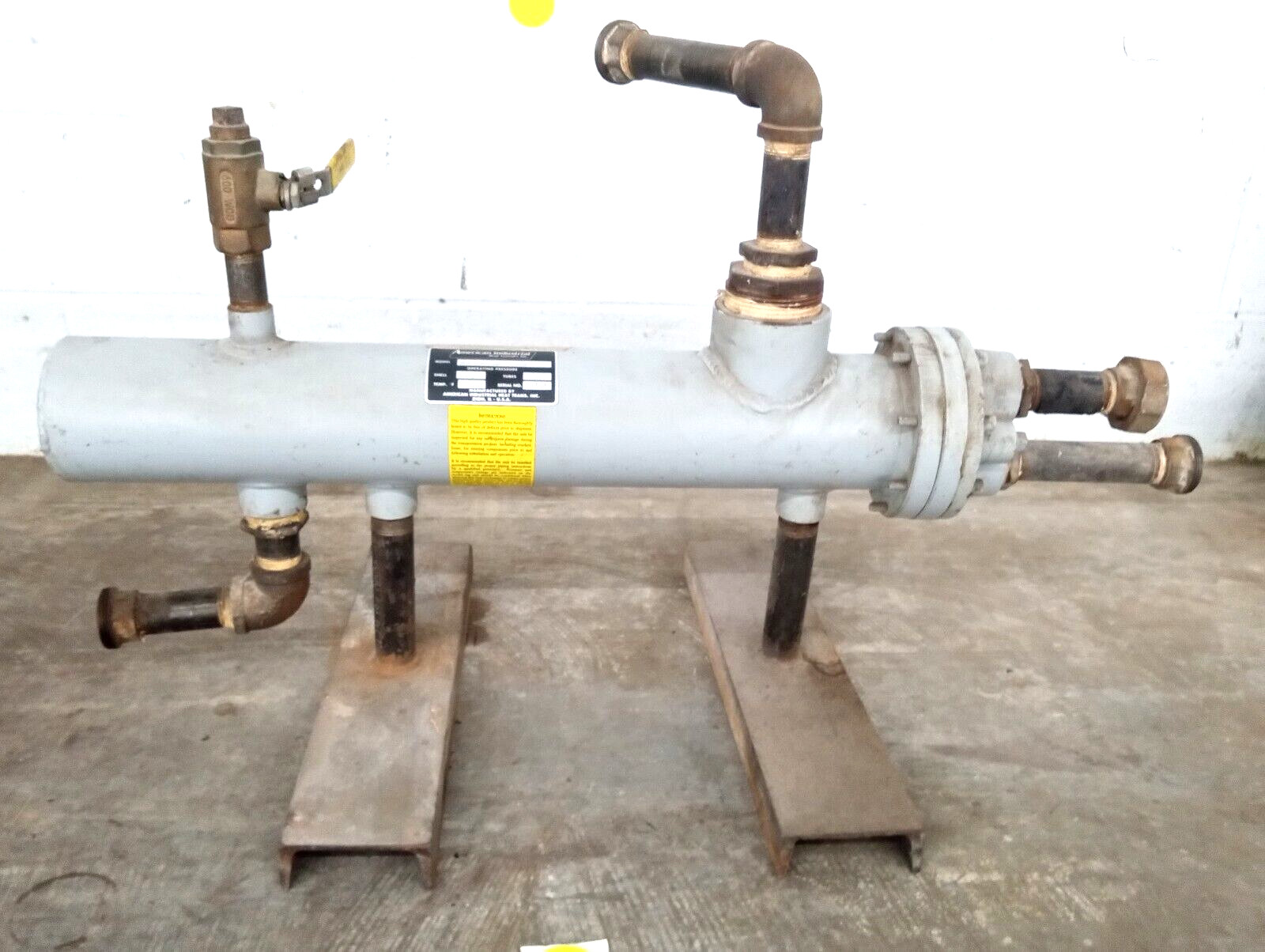 AMERICAN IDUSTRIAL HEAT TRANSFER INC  UCSR-830-25180 HEAT EXCHANGER