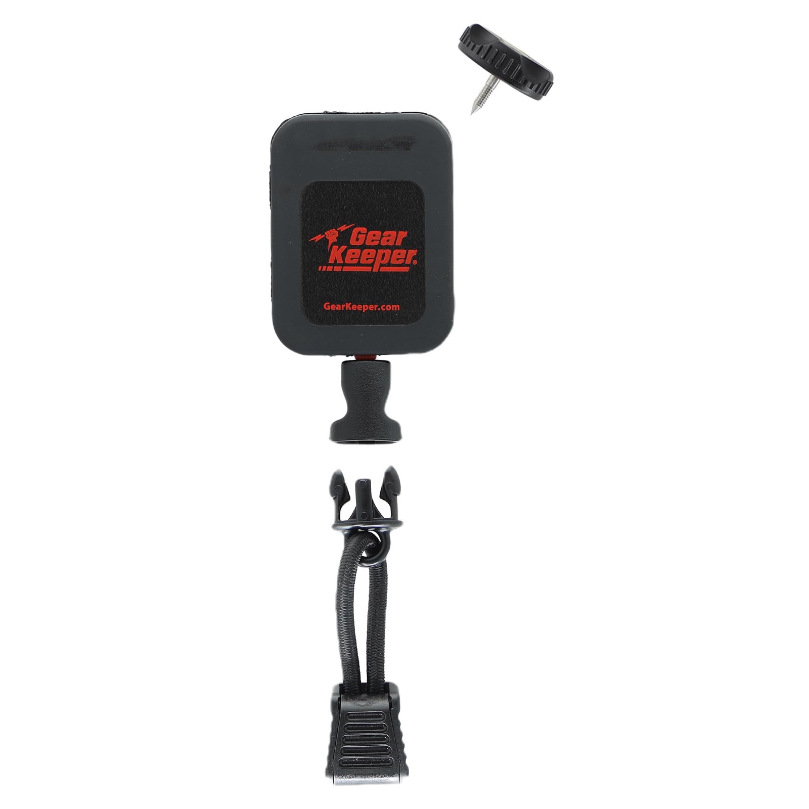 Gear Keeper Fire Microphone Keeper - Lapel Mic Retractor with Heavy Duty Tre...