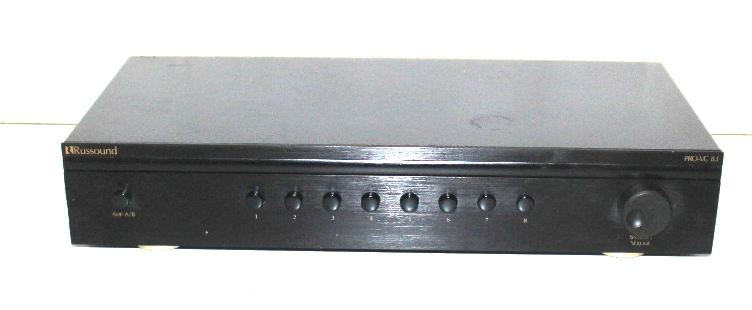 RUSSOUND PRO-VC 8.1 Dual Source 8 Pair Speaker Selector with Volume Control