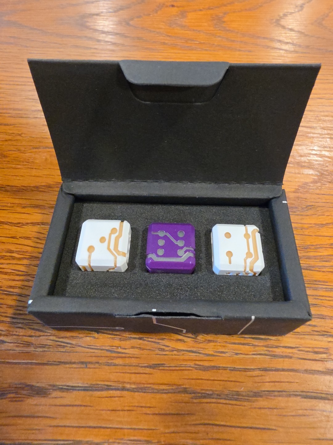 Space Roller Dice Set NIB Kickstarter Set Glow In The Dark. Sci-fi Dice Set