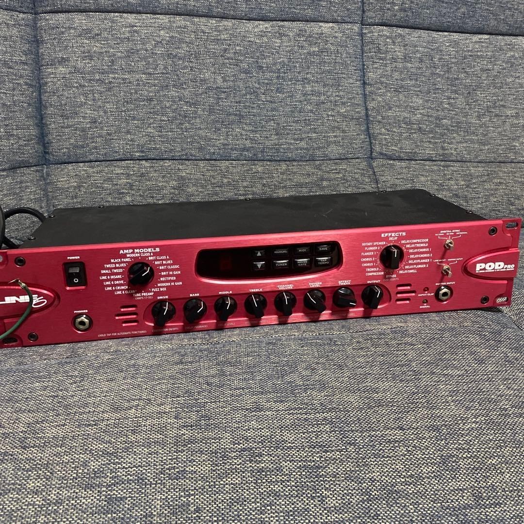 Line 6 POD Pro Rack Guitar Amp Modeler Multi Effects Processor Ships from Japan