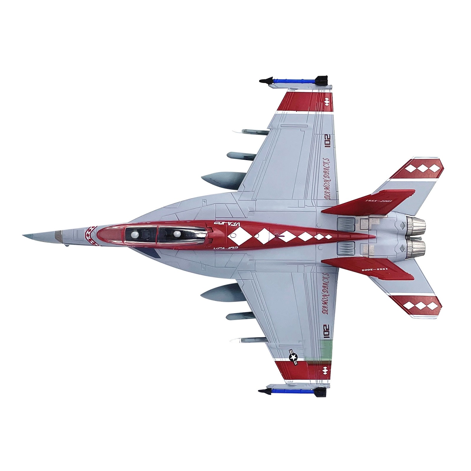 F/A-18 Super Hornet Strike Fighter VFA-102 Diamondbacks Model Plane