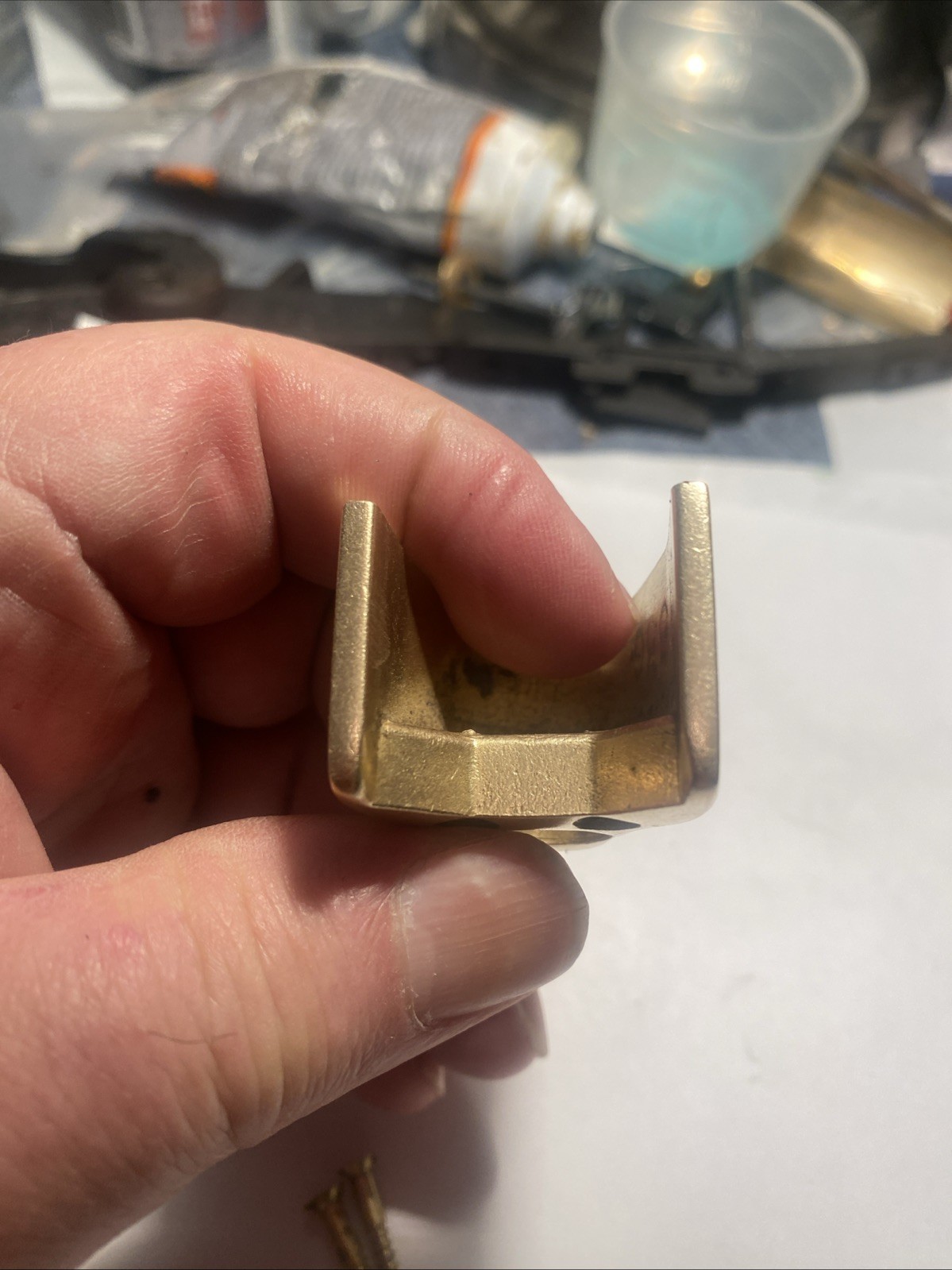 1-0" , Thompson Center Hawken Muzzleloader Nose Cap W screws