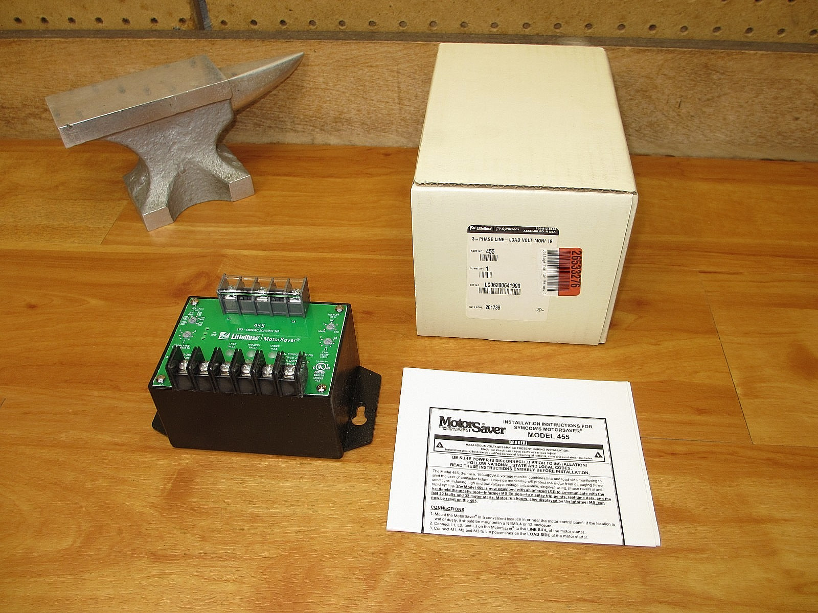 Littelfuse 455 *NEW* MotorSaver 3-Phase Line-Load Voltage Monitor