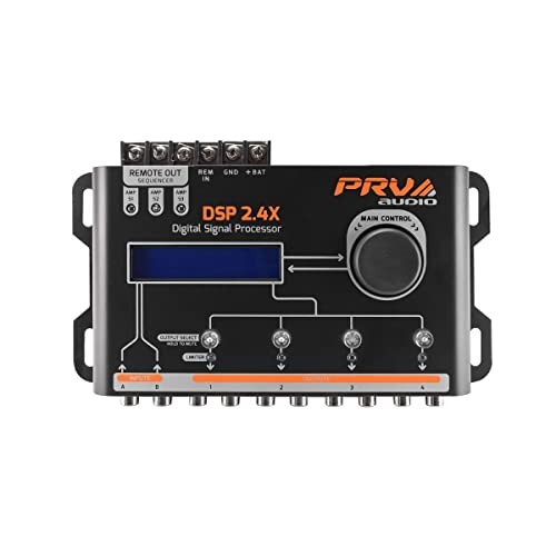 Car Audio DSP 2.4X Digital Crossover and Equalizer 4 Channel Full Digital