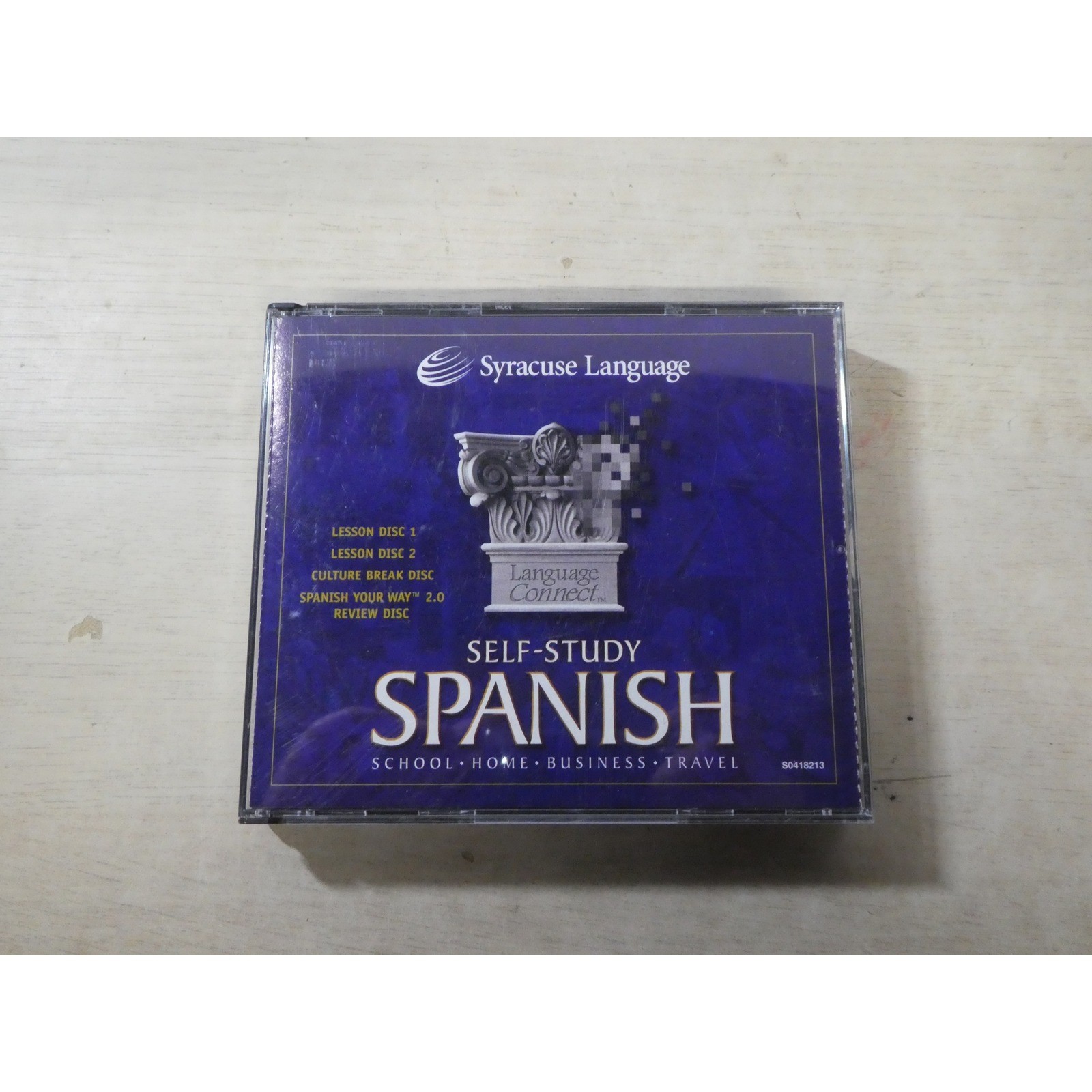 Syracuse Language Connect Self-Study Spanish 4 Disc Set Windows 95 PC Software