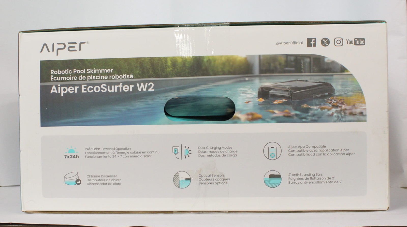 Aiper Ecosurfer W2 Robitc Pool Skimmer (SKS2)