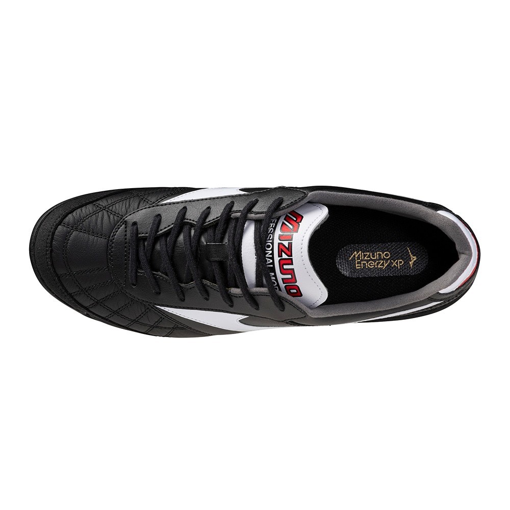 MIZUNO Morelia SALA JAPAN TF Q1GB250201 Black/White Unisex Futsal 2E Shoes