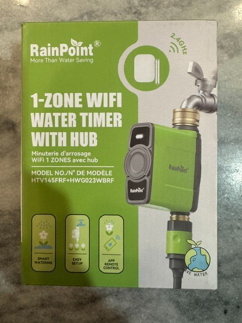 RAINPOINT 1-zone WiFi Water Timer with WIFI Hub