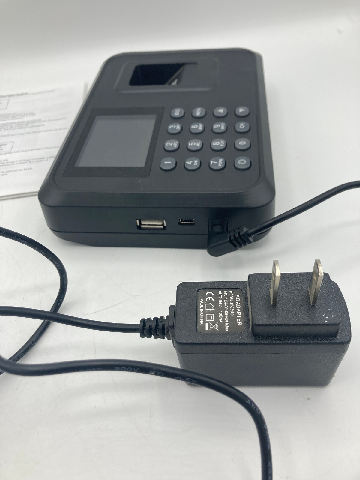 Fingerprint Time Attendance Machine Multi Language Voice Reminder Password C3149